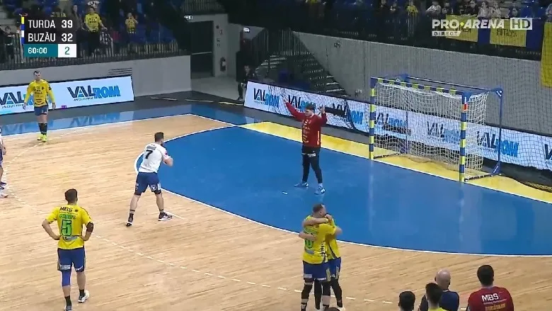 HC Buzău, înfrângere clară în fața Turdei, 33-39