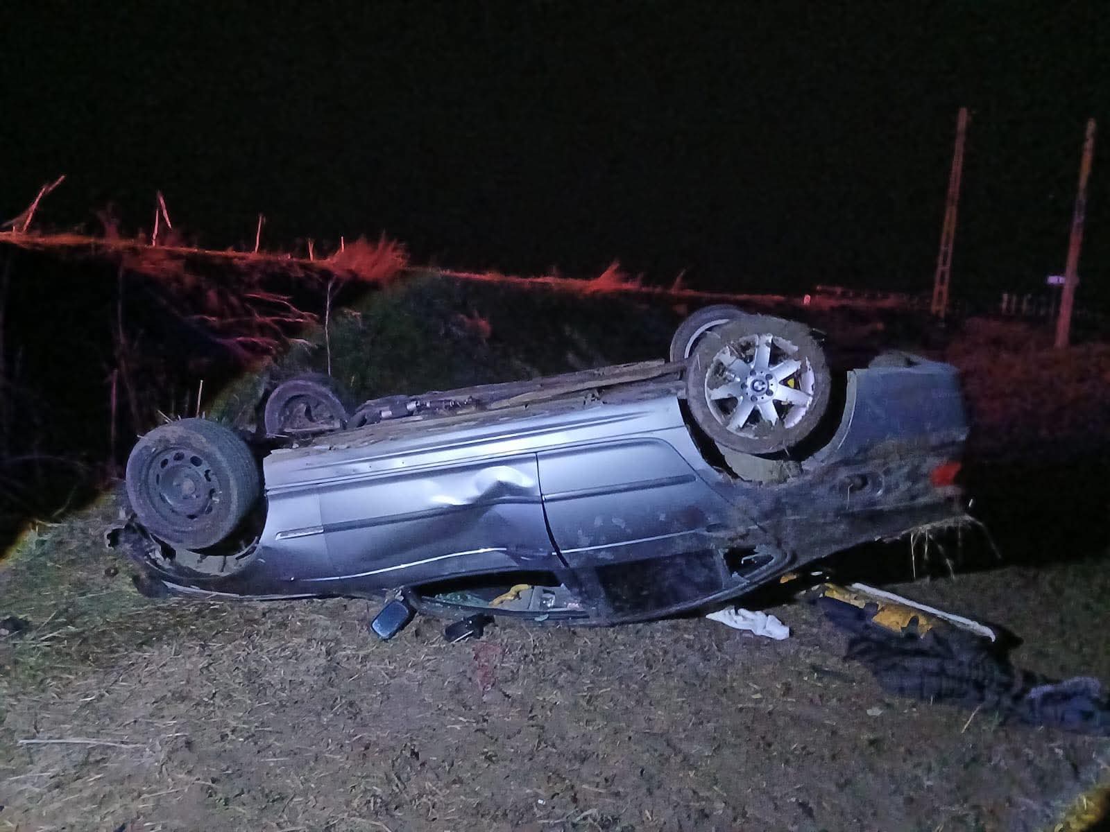 Accident pe DJ 562 A: Un tânăr din Pătulele, rănit după răsturnarea autoturismului
