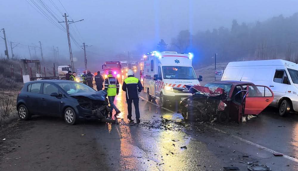 Accident rutier grav în comuna Ruginoasa, județul Iași