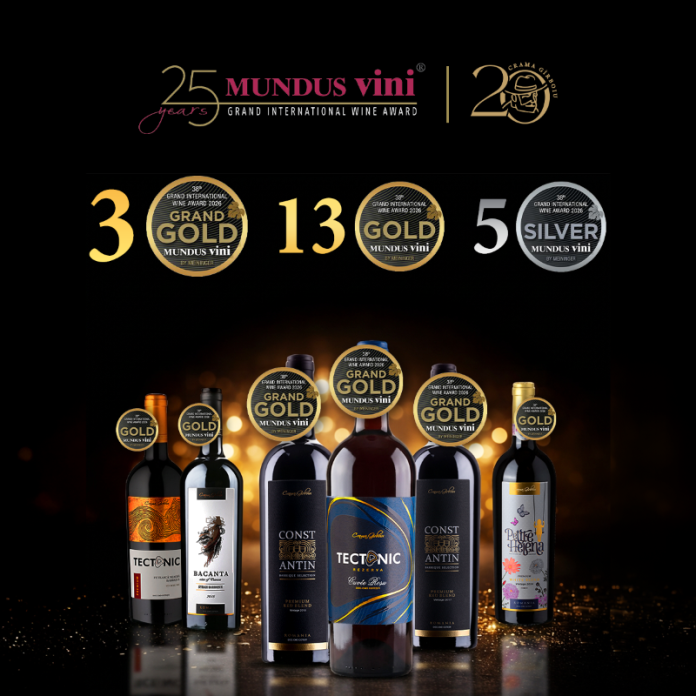 Crama Gîrboiu atinge un record de 21 de medalii la MUNDUS VINI 2026