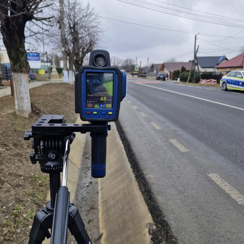 Acțiune a poliției rutiere pentru combaterea vitezei excesive