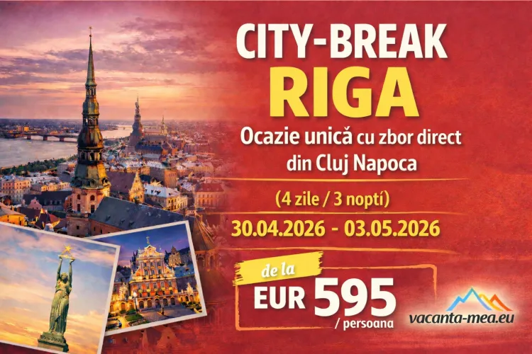 116 turiști din Letonia sosesc la Cluj-Napoca cu zbor charter direct