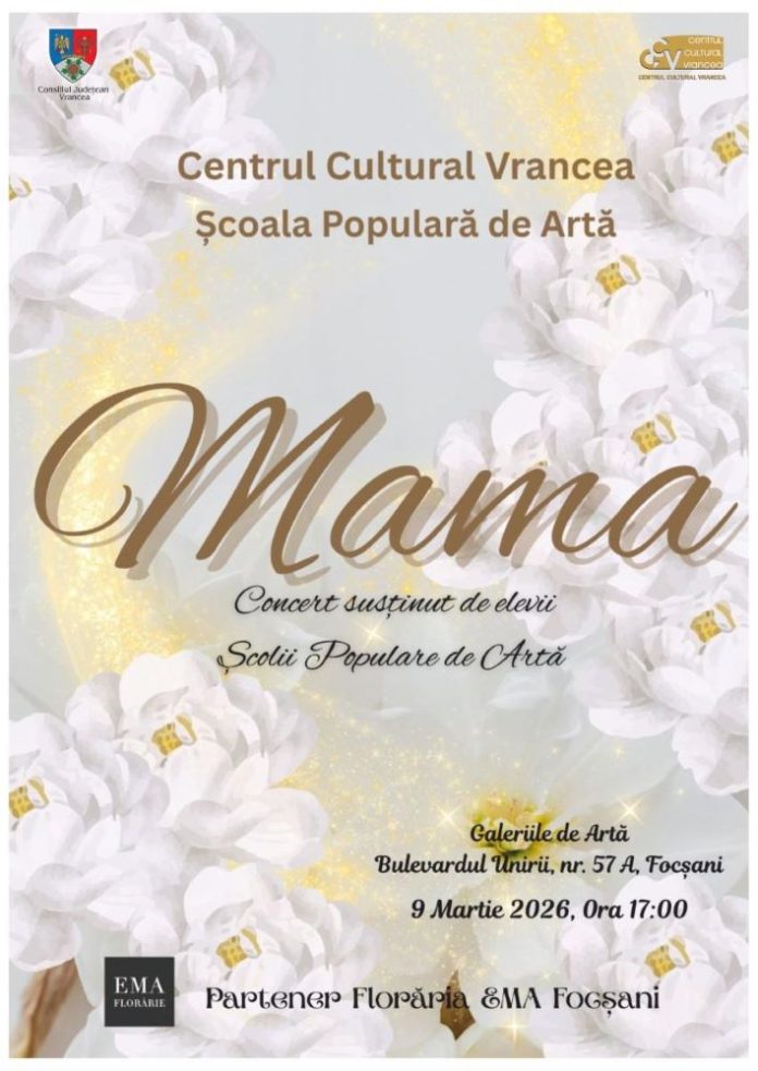 Eveniment artistic dedicat Zilei Internaționale a Femeii la Focșani