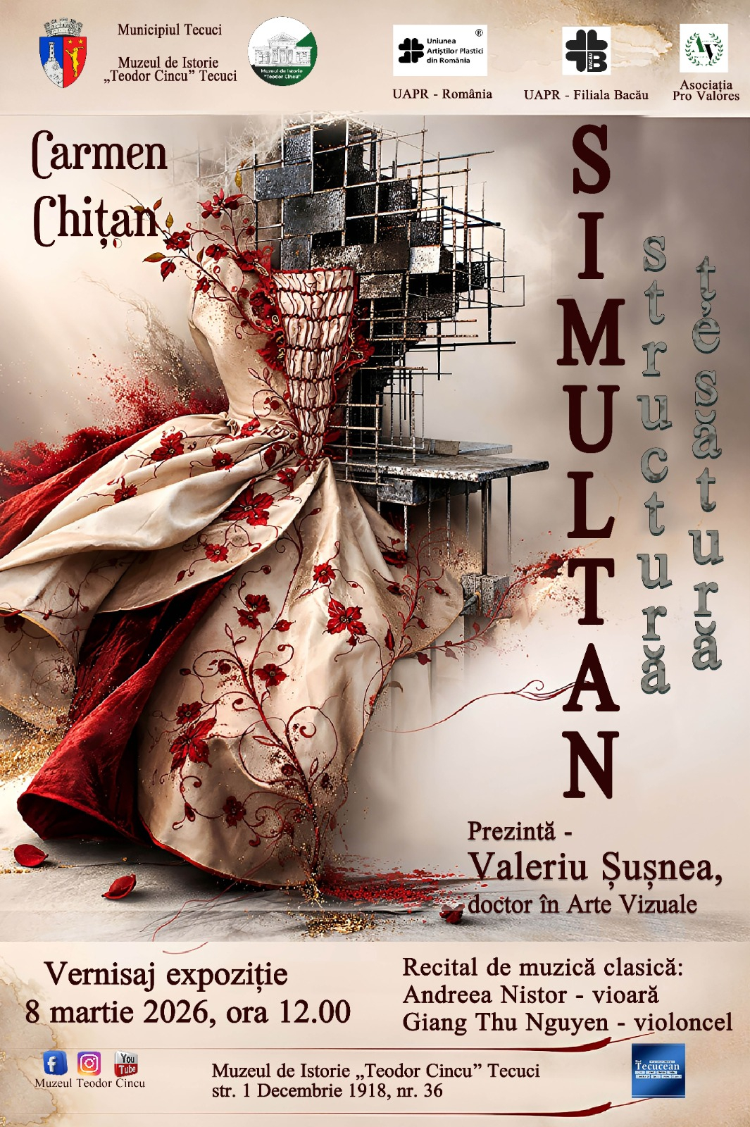 Muzeul de Istorie „Teodor Cincu” găzduiește o expoziție unică pe 8 martie