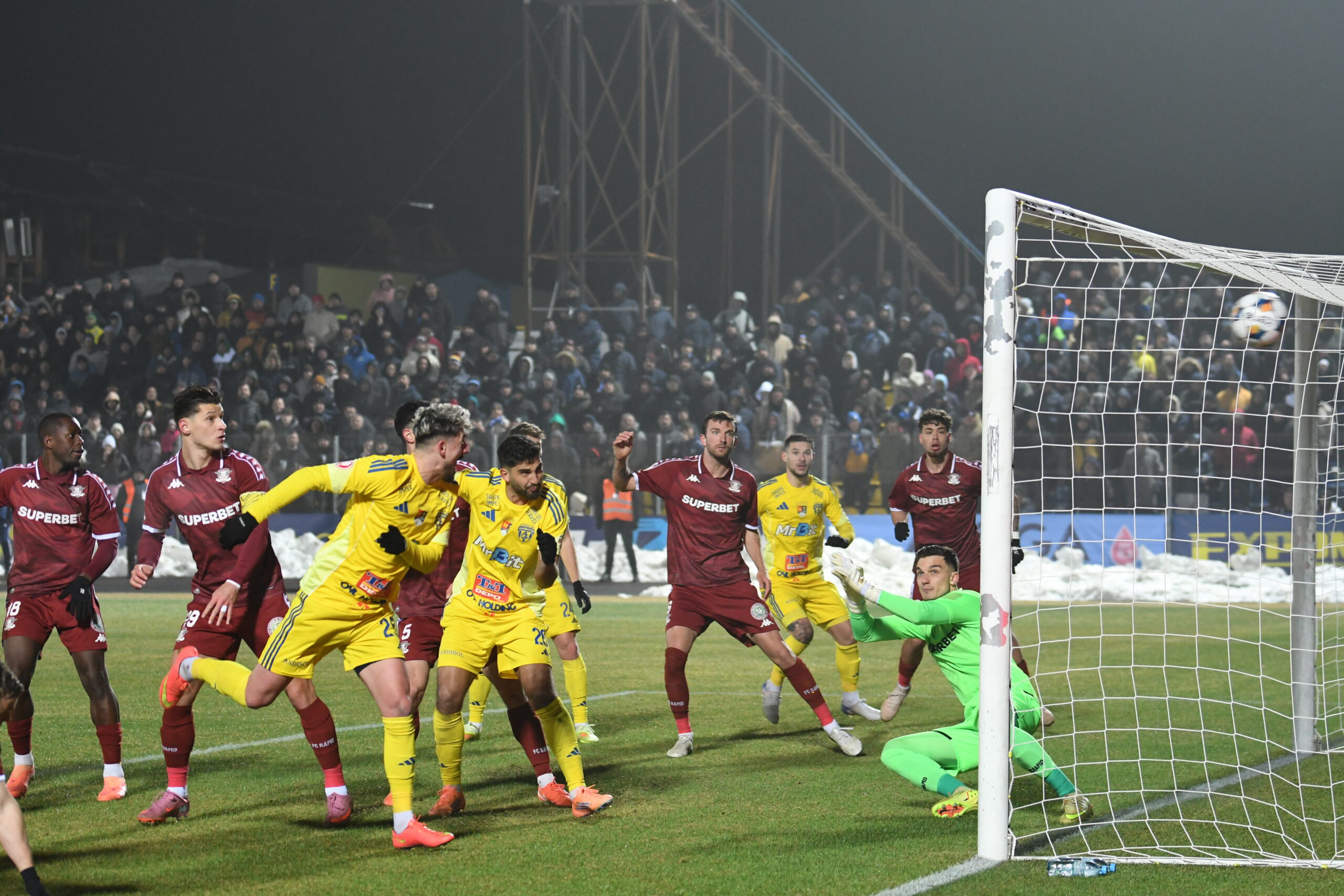 Unirea Slobozia pierde la limită în fața Rapidului București