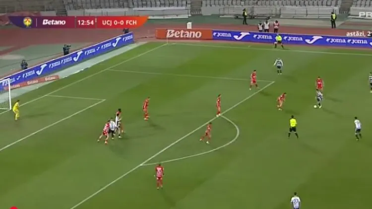 U Cluj câștigă dramatic cu Hermannstadt în sferturile Cupei României