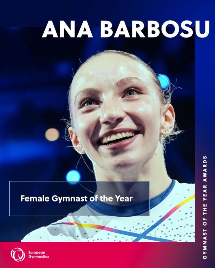Ana Maria Bărbosu, desemnată Gimnasta Europeană a Anului 2025
