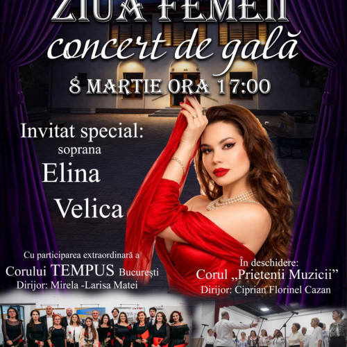 Concert de gală la Găești cu ocazia Zilei Femeii