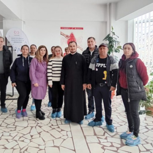 Preotul si enoriasii din Parohia Corbita au donat sange in Campania nationala Doneaza sange, salveaza o viata din Protoieria Panciu