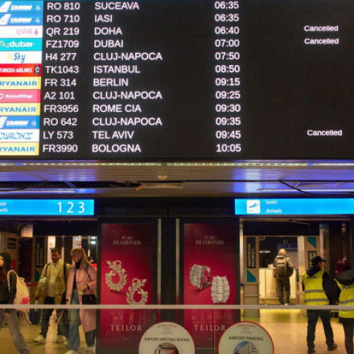 Cele 29 curse anulate din cauza conflictului din Orientul Mijlociu