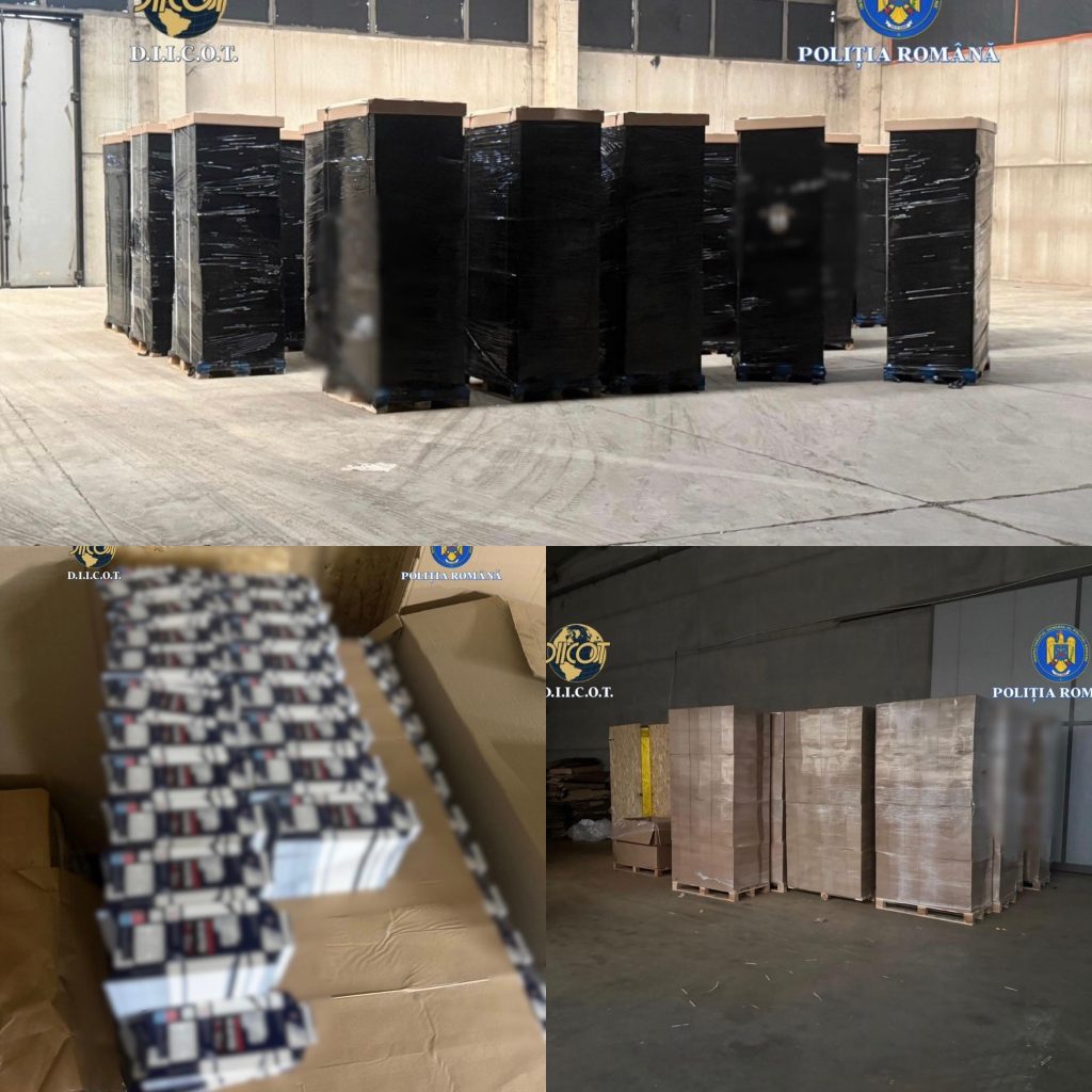 Percheziții în Timiș privind o grupare de contrabandă cu țigarete