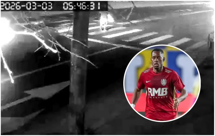 Kader Keita implicat într-un accident rutier în București