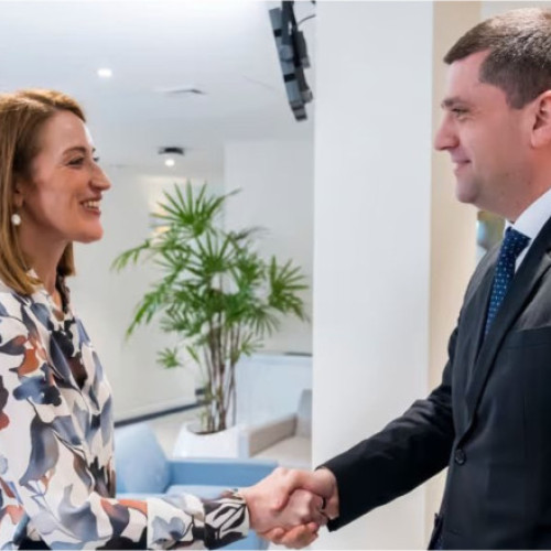 Radu Miruță discută cu Roberta Metsola despre un nou program SAFE pentru apărare