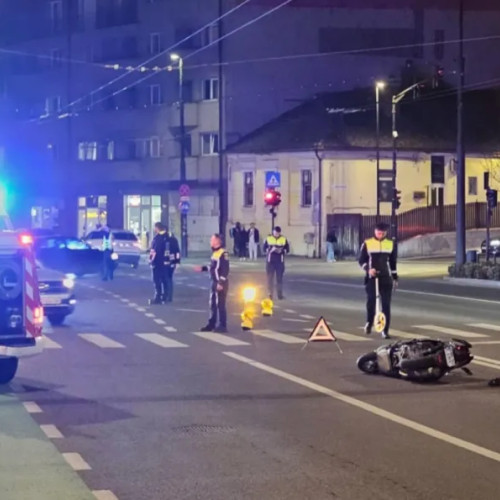 Accident grav pe Calea Moților: un tânăr lovit de un autoturism