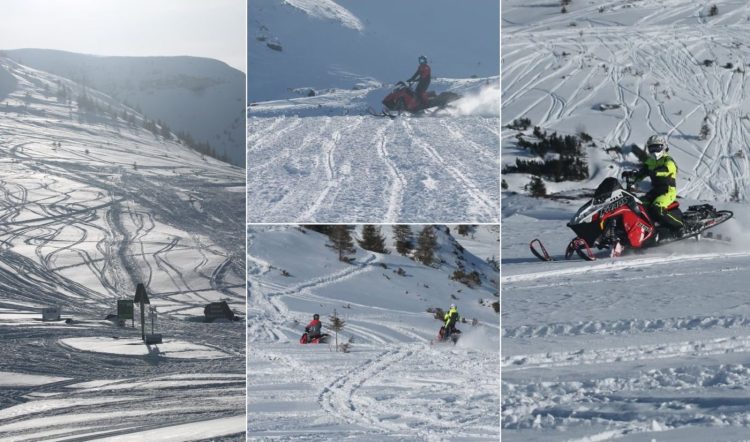 Accesul ilegal cu snowmobile în Parcul Național Munții Rodnei devine o practică obișnuită