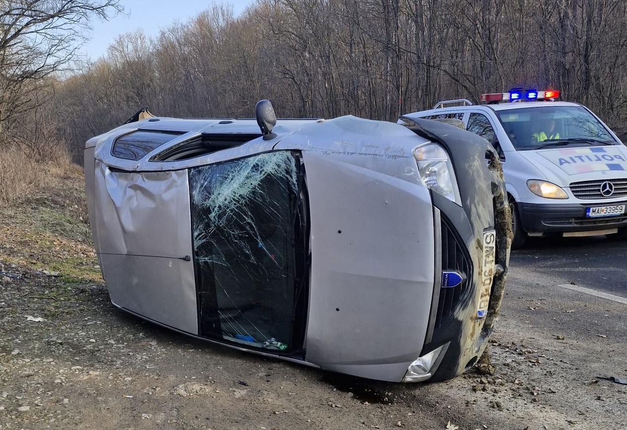 Accident rutier la ieşirea din Botoşani spre Iaşi