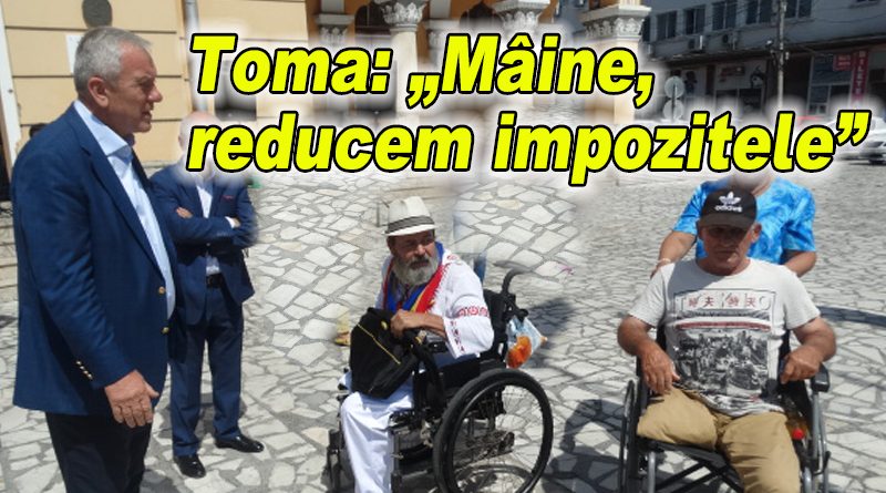 Primarul Toma anunță reducerea impozitelor locale pentru persoanele cu dizabilități