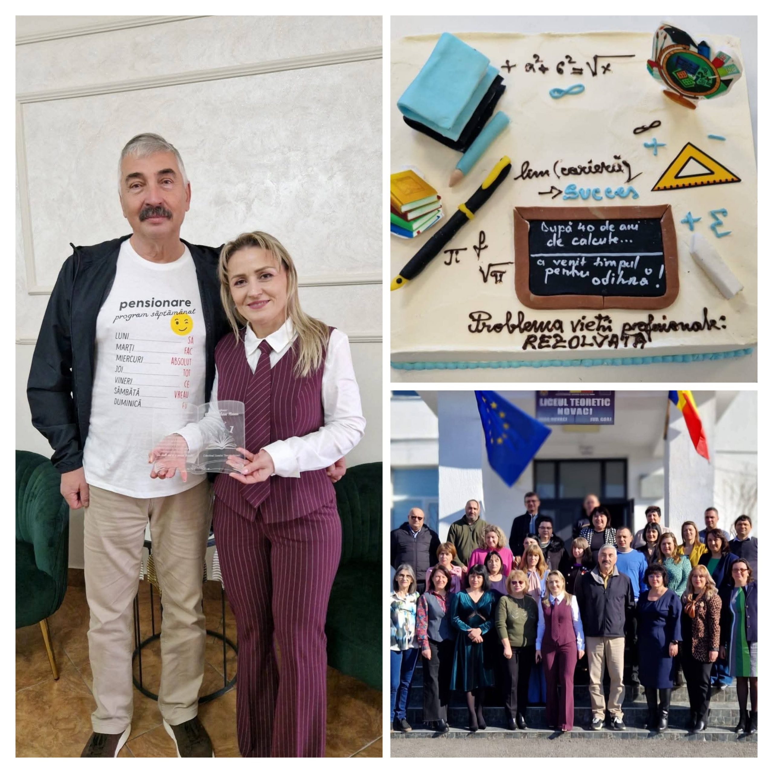 Emoție la Liceul Teoretic Novaci: Profesorul Adrian Popica se pensionează