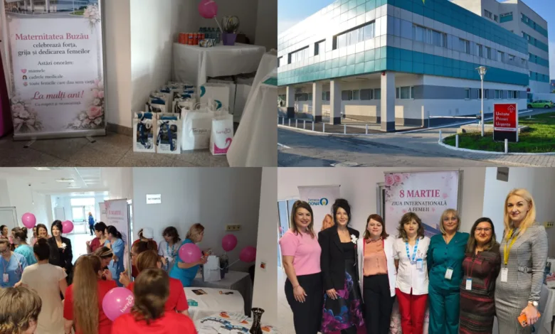 Eveniment special dedicat femeilor la Maternitatea Buzău înainte de Ziua Femeii