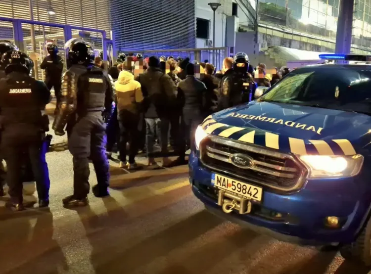 Jandarmii clujeni asigură ordinea la competiții sportive importante