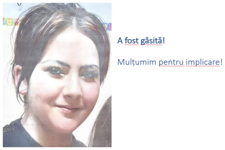 Adolescenta dispărută din Cluj-Napoca a fost găsită în siguranță