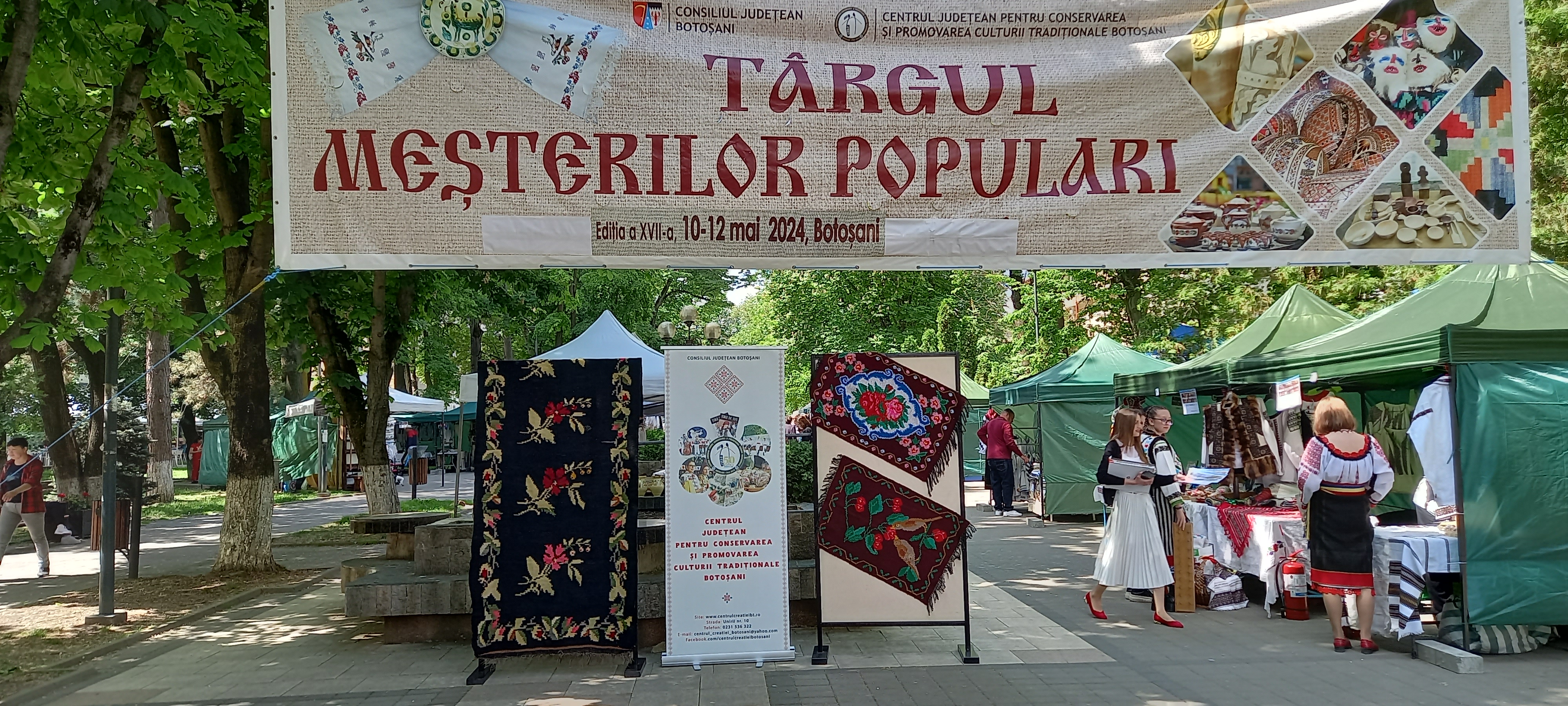 Târgul Meșterilor Populari se desfășoară la Botoșani în aprilie 2026