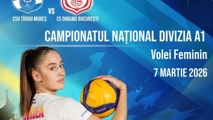 CSU Medicina Tg.Mureș întâlnește Dinamo București în etapa a 18-a de volei feminin