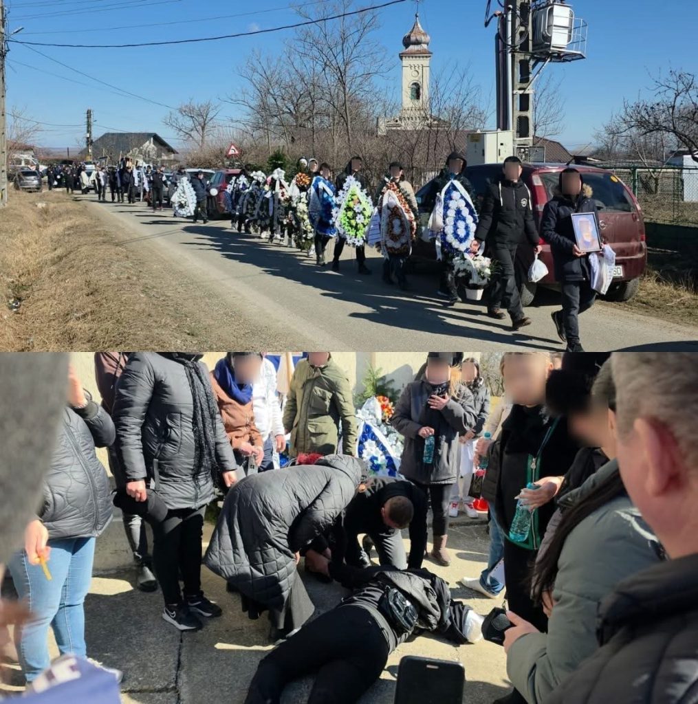 Înmormântarea lui Dănuț, adolescentul decedat în timpul orei de sport, a emoționat comunitatea