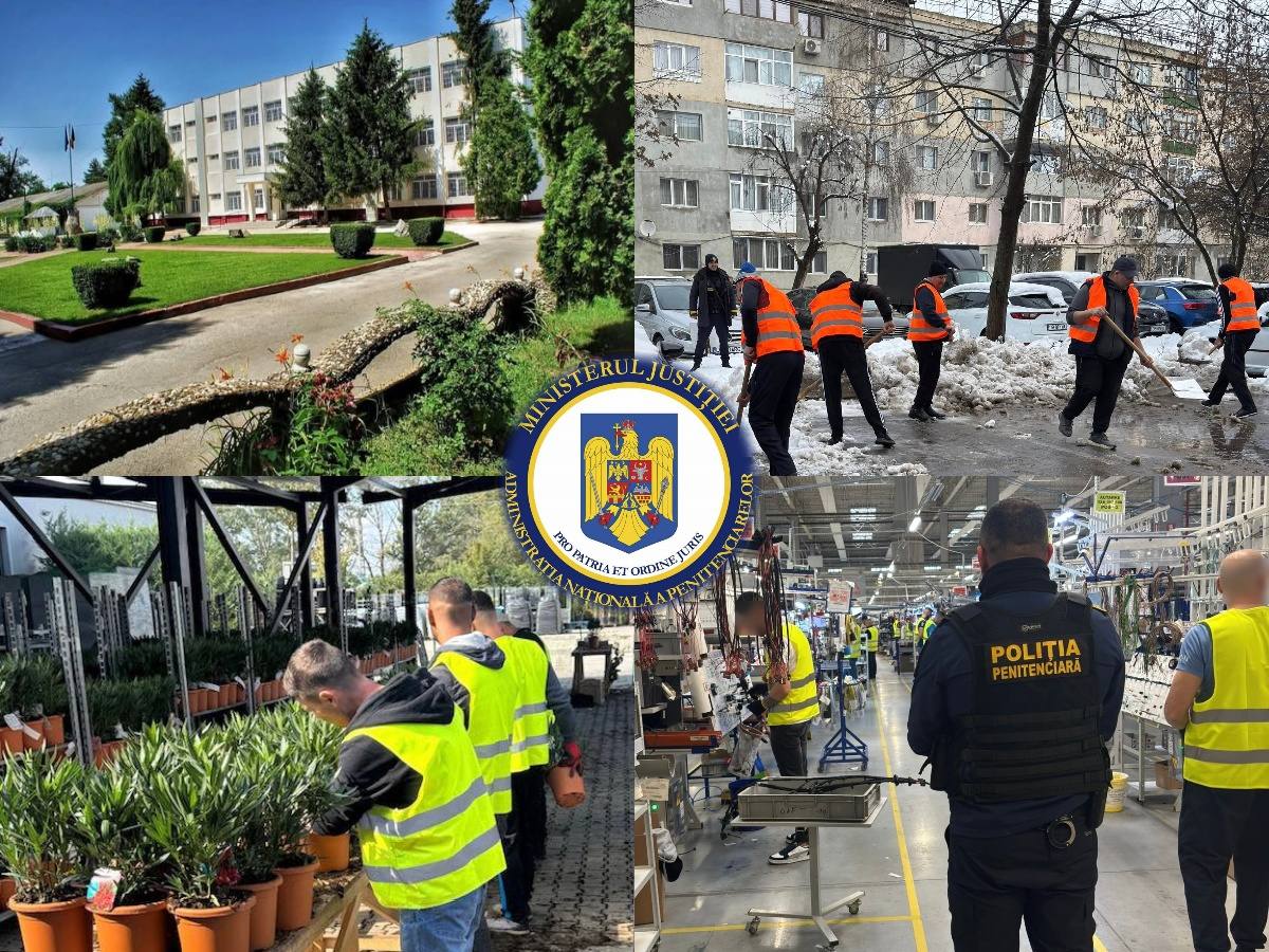 Penitenciarul Găești oferă persoanele private de libertate pentru activități externe