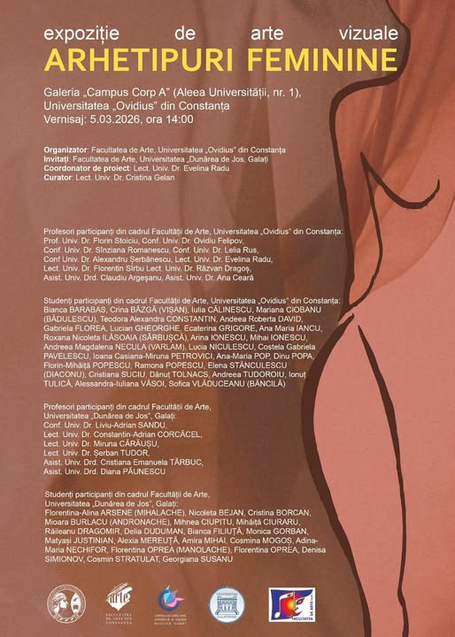 Expoziția „Arhetipuri Feminine” reunește artiști din Galați și Constanța
