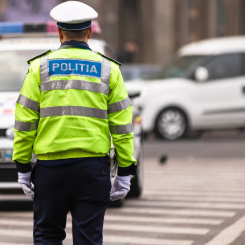 Trafic complet blocat pe DN 1 la Bușteni din cauza unui TIR