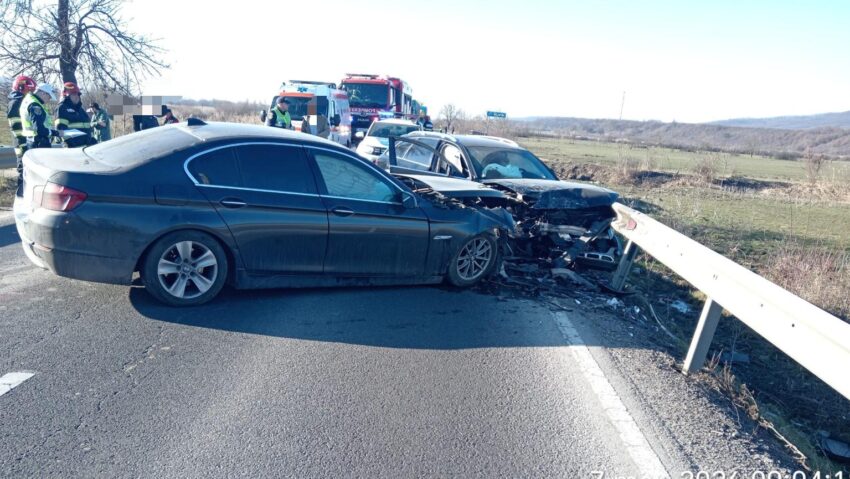 Accident rutier în apropierea localității Brâncovenești