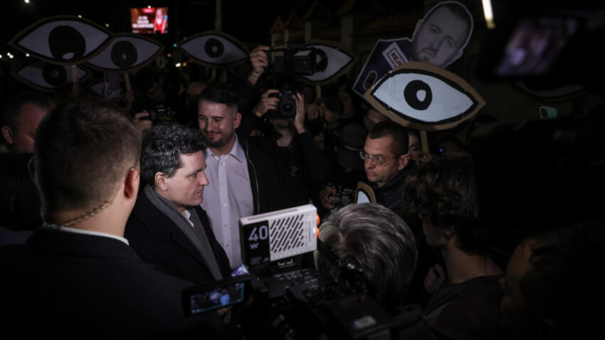 Proteste la Palatul Cotroceni împotriva propunerilor Ministerului Justiției