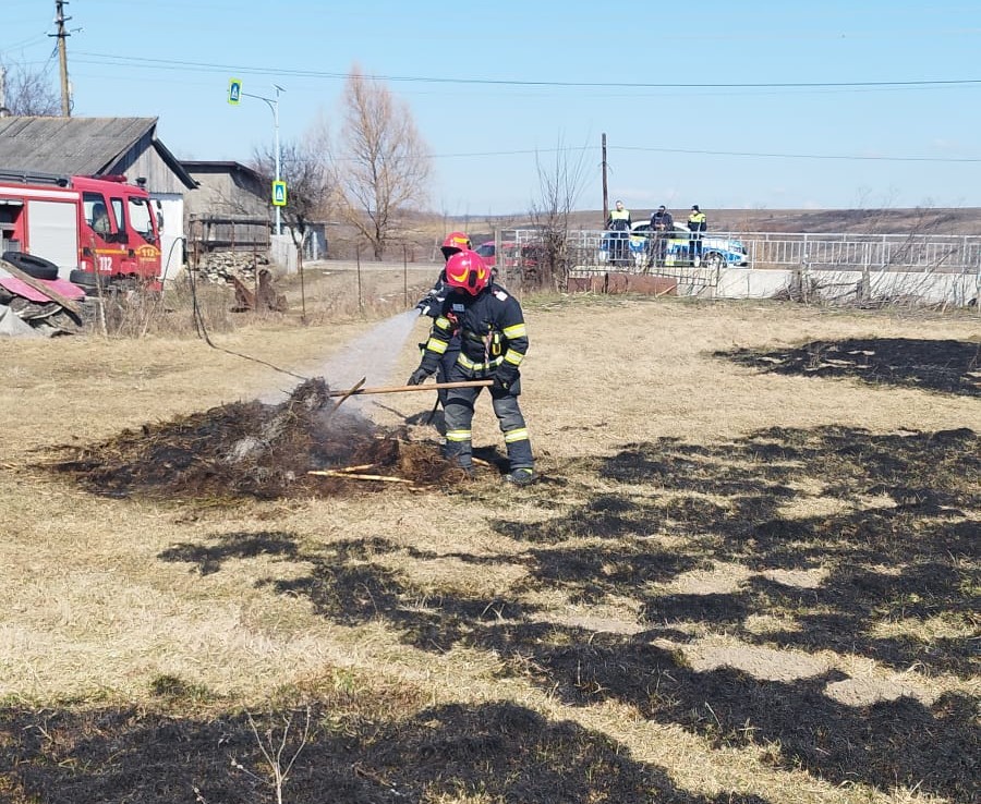 Incendiu de vegetație amenință case în Cerchejeni