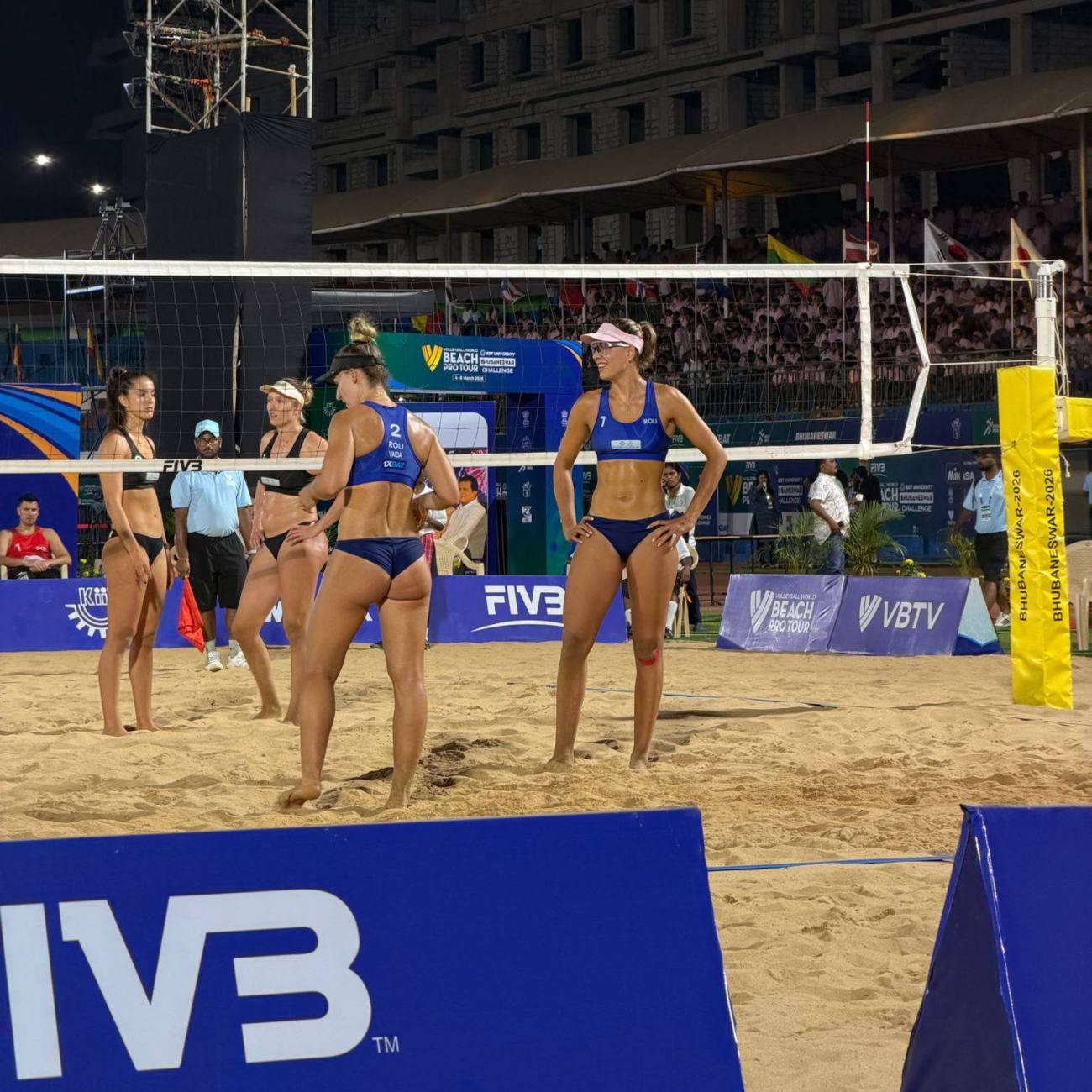 Francesca Alupei și Beata Vaida, eliminate în sferturile turneului de volei de plajă din India