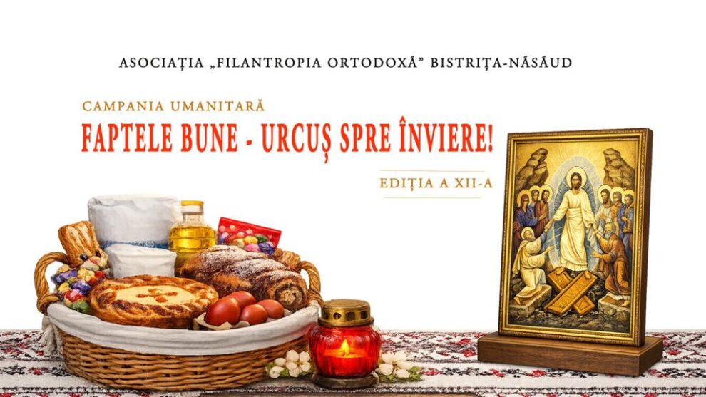 Bucuria Învierii ajunge la cei nevoiași printr-o campanie specială