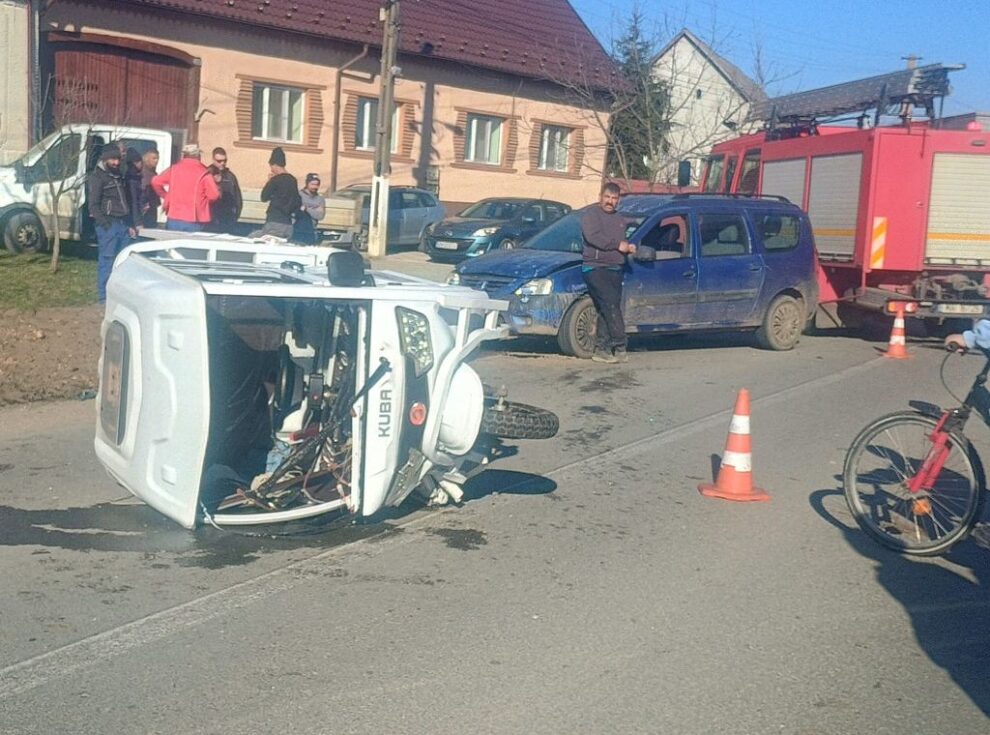 Accident în Bistrița: O victimă de 73 de ani, în stare stabilă