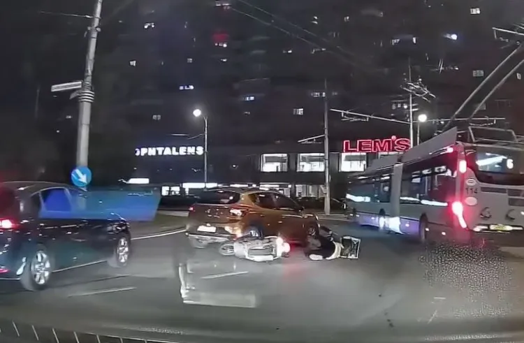 Accident în sensul giratoriu Mărăști din Cluj-Napoca