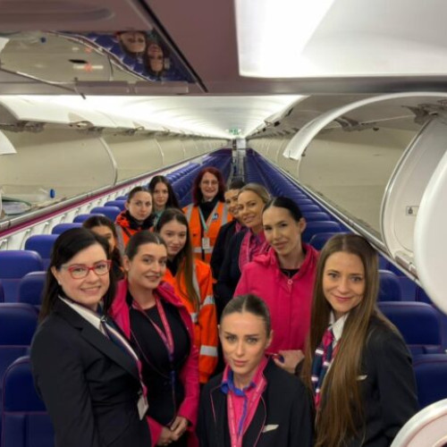 Wizz Air a sărbătorit Ziua Internațională a Femeii cu zboruri operate de echipaje exclusiv feminine