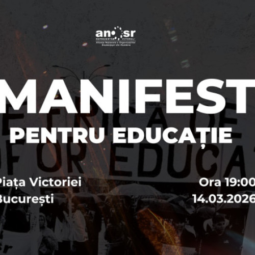 Studenții din România protestează împotriva tăierilor bugetare pentru educație