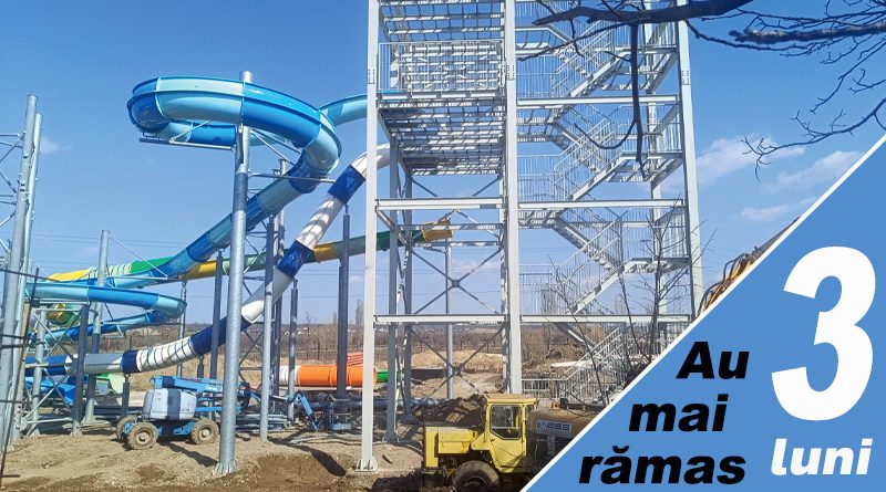 Proiectul aquapark-ului din Parcul Tineretului, în plină desfășurare