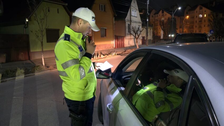 Acțiune în Mureș: 14 șoferi depistați cu alcool la volan