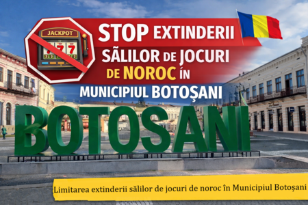 Locuitorii Botoșaniului cer reglementarea sălilor de jocuri de noroc