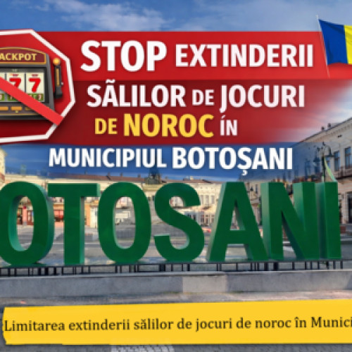 Locuitorii Botoșaniului cer reglementarea sălilor de jocuri de noroc
