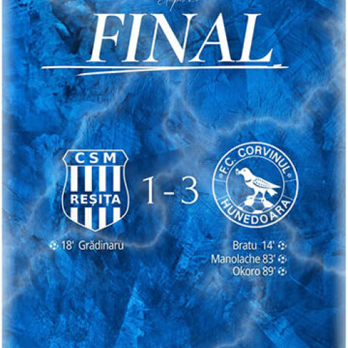 Corvinul Hunedoara obține o victorie importantă în fața CSM Reșița