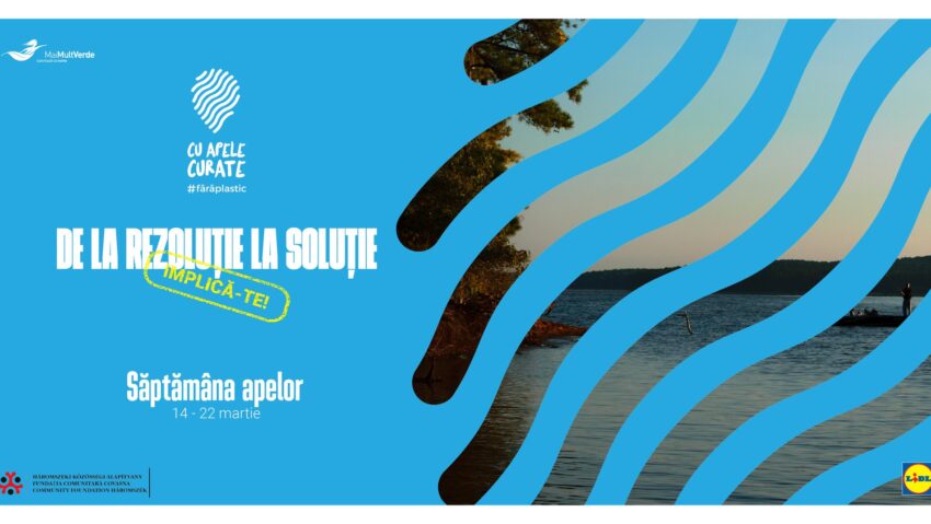 Igienizarea râului Olt, organizată de Fundaţia Comunitară Covasna, în martie