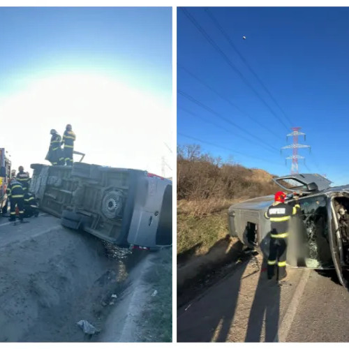 Accident pe Centura Nord-Est: 11 persoane implicate în coliziune