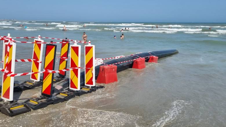 Rezervor de gaz descoperit pe plaja din Năvodari