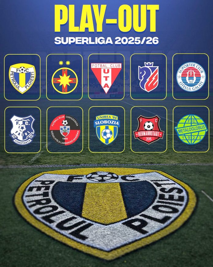 Superliga 2026: Programul complet al play-out-ului a fost stabilit