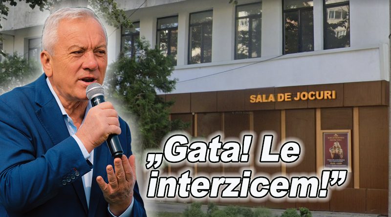 Toma anunță interzicerea sălilor de păcănele în Buzău